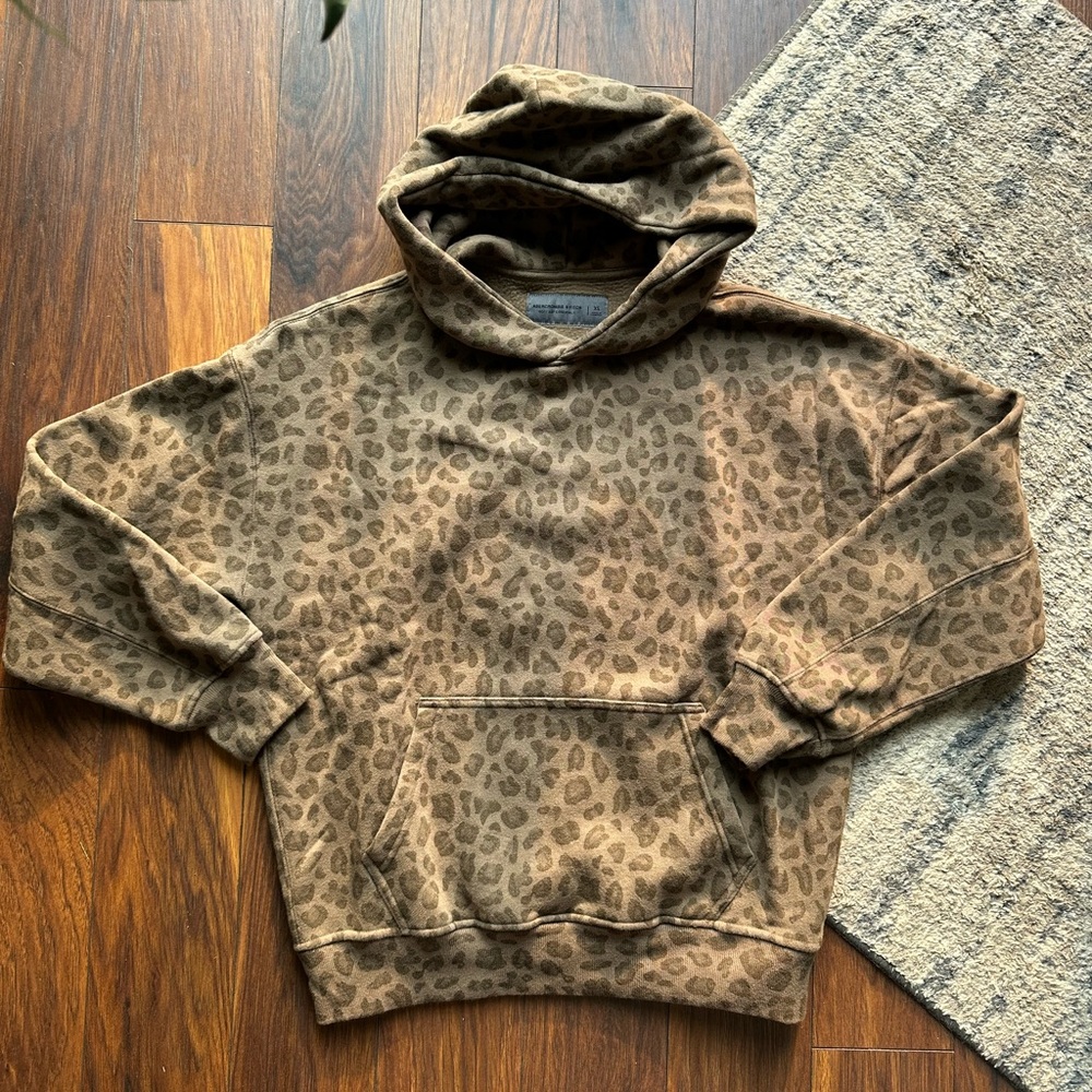 Abercrombie & Fitch Leopard Popover hoodie